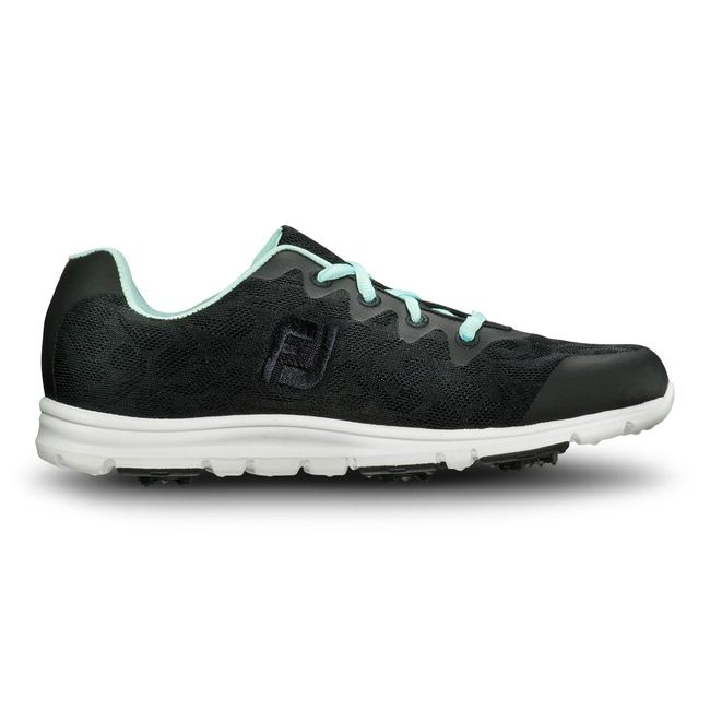 Zapatos de Golf Footjoy Enjoy Mujer Negras | ROHWQZS-43