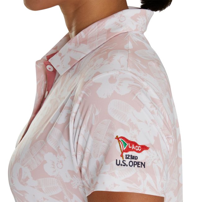 Camisas Footjoy 2023 U.S. Open Tropical Print Mujer Rosas | EMNLPUK-20