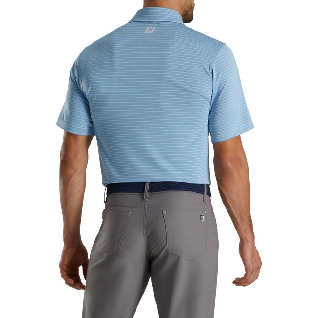 Camisas Footjoy Lisle Classic Pencil Stripe Hombre Azules | XCMLZBY-03