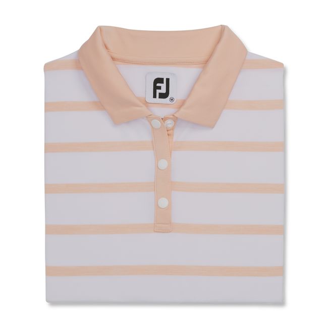 Camisas Footjoy Sin Manga Spacedye Stripe Mujer Blancas | ZSGFDEM-29