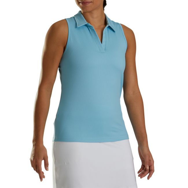 Camiseta Tirantes Footjoy Racerback Mujer Azules | HFXGLDU-06