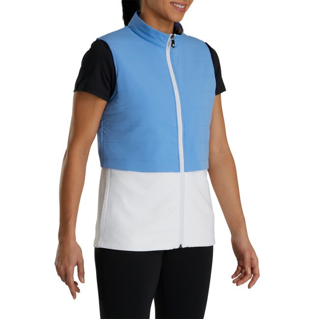 Chalecos Footjoy Layered Insulated Mujer Azules Claro Blancas | WTZJPNV-52