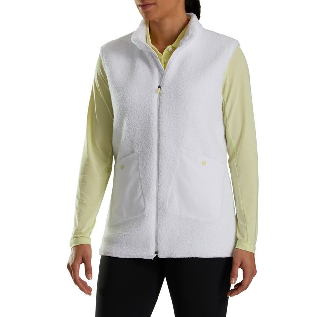 Chalecos Footjoy Sherpa Mujer Blancas | PLUBZQW-23