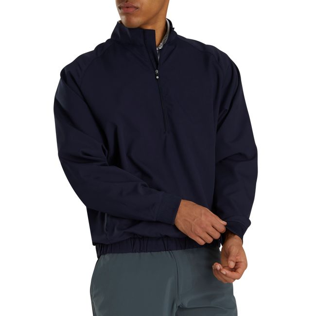 Chaquetas Footjoy Half-Zip Windshirt Hombre Azul Marino | NLGVQSM-34