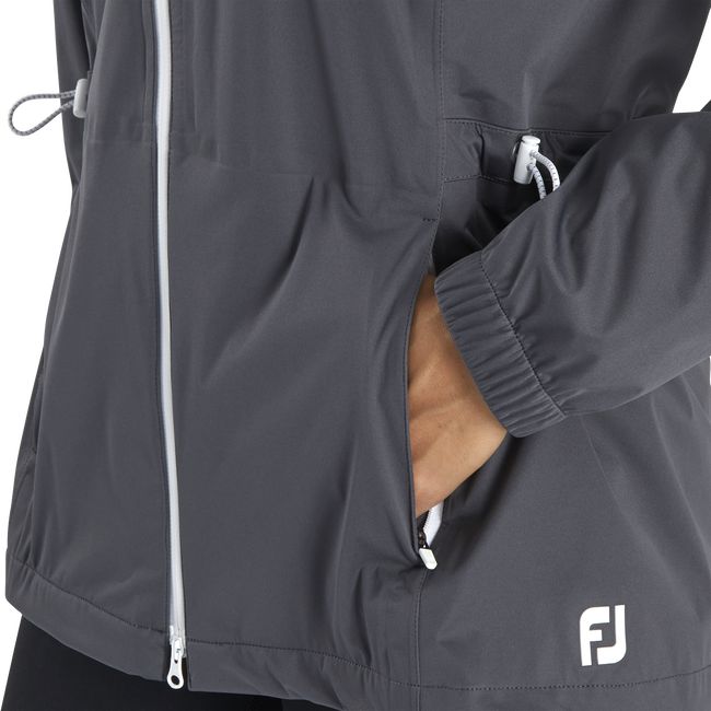 Chaquetas Footjoy Hydroknit Rain Mujer Gris Oscuro | QVJSCHU-20