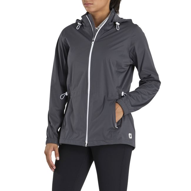 Chaquetas Footjoy Hydroknit Rain Mujer Gris Oscuro | QVJSCHU-20