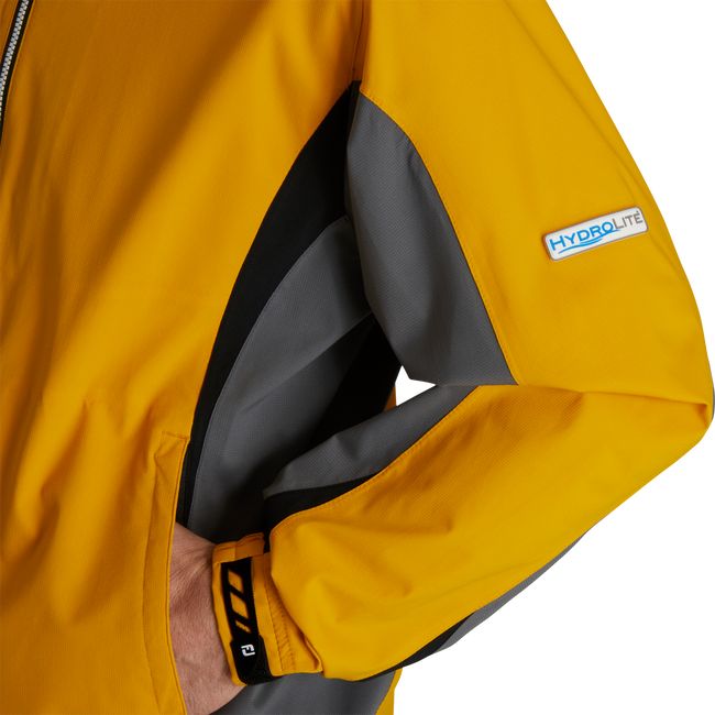 Chaquetas Footjoy Hydrolite Rain Hombre Amarillo | ASKFJYT-53