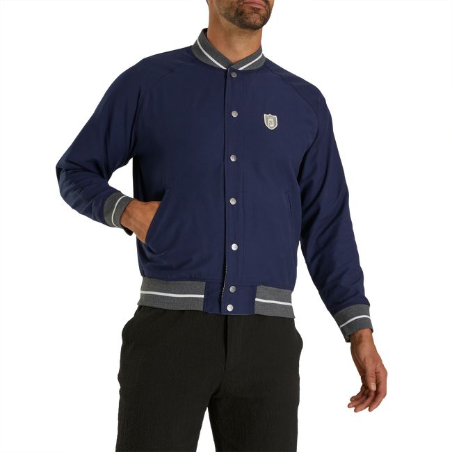 Chaquetas Footjoy Reversible Bomber Hombre Azul Marino | RKFLXSB-18