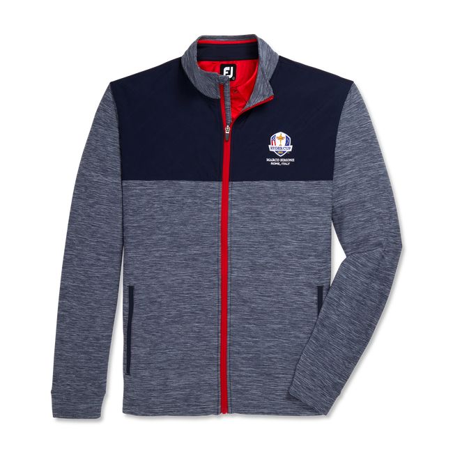 Chaquetas Footjoy Ryder Cup Full-Zip Híbrido Hombre Azul Marino | SMEATBG-41