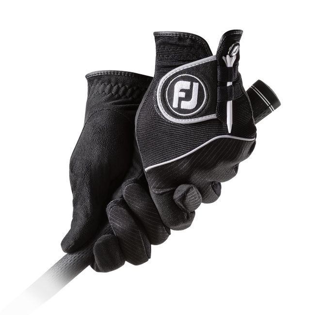 Guantes De Golf Footjoy Raingrip Pair Hombre Negras | GDOLUFP-28