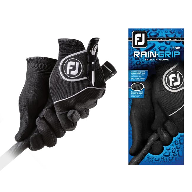 Guantes De Golf Footjoy Raingrip Pair\'s Mujer Negras | NFZOACI-32