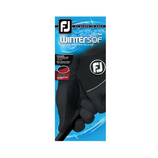 Guantes De Golf Footjoy WinterSof Pair Hombre Negras | HSVARXY-98