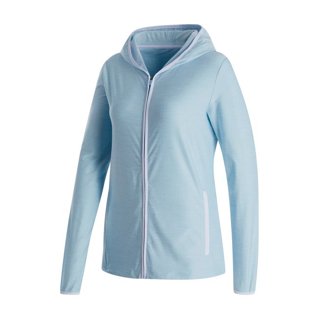 Hoodie Footjoy Full-Zip Spacedye Mujer Azules | TIONFQD-09