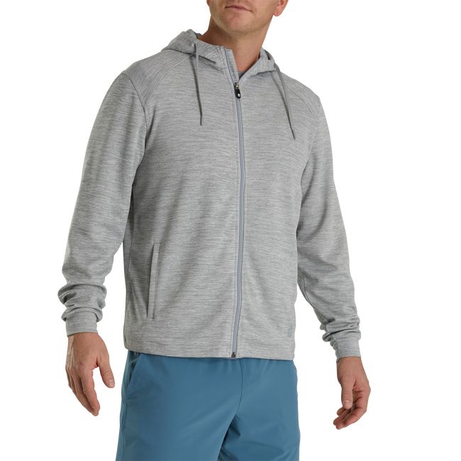 Hoodie Footjoy Hypr Workout Hombre Gris | HJDYANZ-35