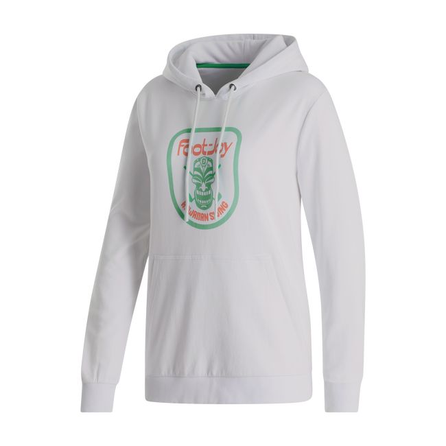 Hoodie Footjoy Tiki Estampadas Mujer Blancas | XFEAYKW-85