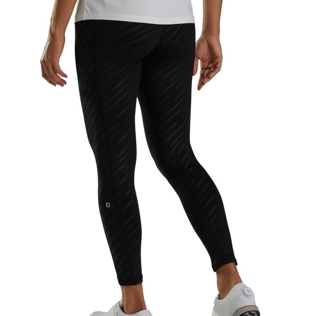 Leggins Footjoy Embossed Mujer Negras | NSOMITC-15