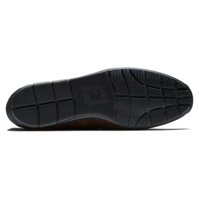 Loafers Footjoy Club Casuals Gamuza Hombre Chocolate | GIOXJZU-96