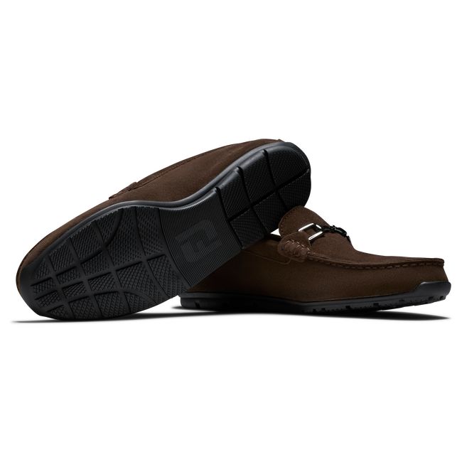 Loafers Footjoy Club Casuals Gamuza Hombre Chocolate | GIOXJZU-96