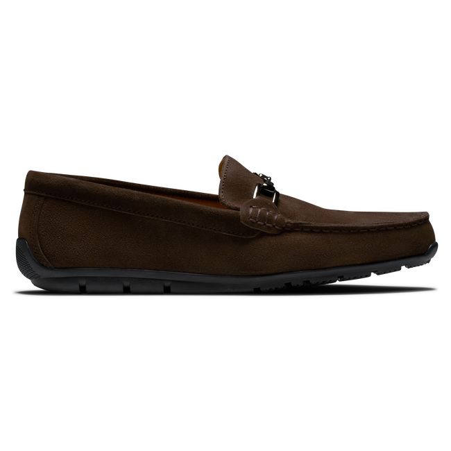 Loafers Footjoy Club Casuals Gamuza Hombre Chocolate | GIOXJZU-96