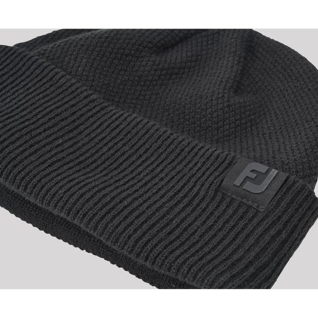 Sombreros Footjoy Ice Cuffed Beanie Hombre Negras | CWTDQXK-41