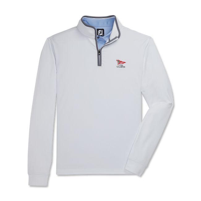 Sudaderas Footjoy 2023 U.S. Open Quarter-Zip Pullover Hombre Blancas | ZEUAHVP-94