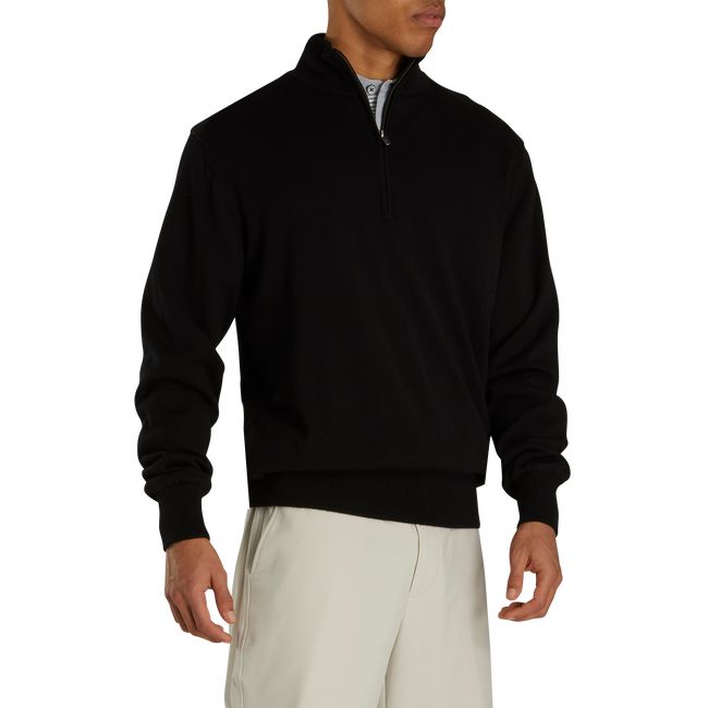 Sudaderas Footjoy Forro Performance Sueter Hombre Negras | FYWMTZL-93