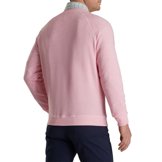 Sudaderas Footjoy French Terry Crewneck Hombre Rosas | ECXPRQK-54