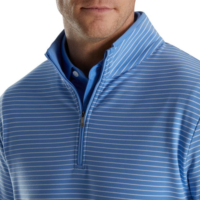 Sudaderas Footjoy French Terry Quarter-Zip Hombre Azules | TVZBMUI-23