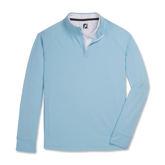 Sudaderas Footjoy Half-Zip Mid-Layer Mujer Azules | WNXSFJR-04