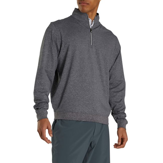 Sudaderas Footjoy Half Zip Pullover With Cremallera Hombre Gris | QTSGABJ-23