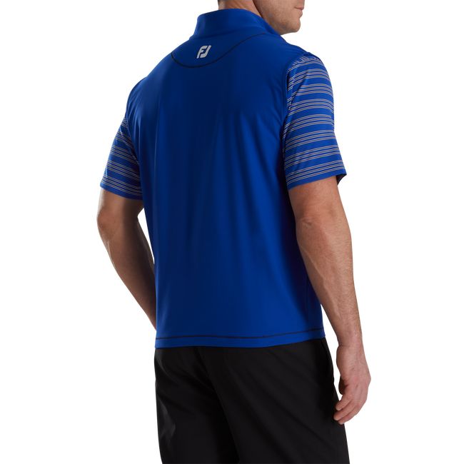 Sudaderas Footjoy Quarter-Zip Brushed Back - Fj Tour Logo Hombre Azules Oscuro | NEGHQFP-26