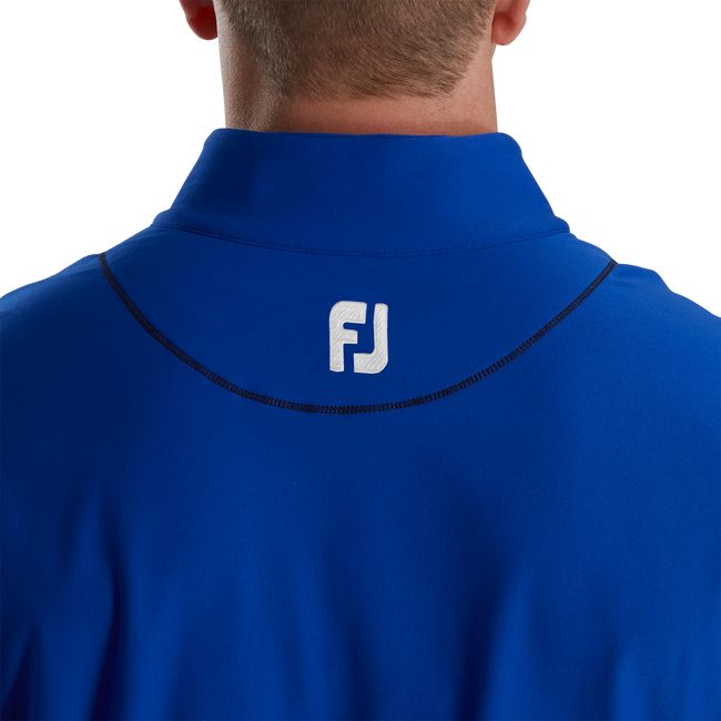 Sudaderas Footjoy Quarter-Zip Brushed Back - Fj Tour Logo Hombre Azules Oscuro | NEGHQFP-26