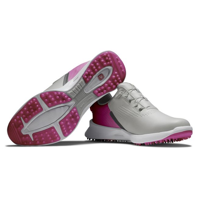 Zapatillas Footjoy Fj Fuel Boa Mujer Gris Rosas | CSMRODK-94