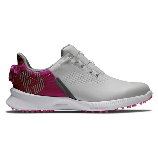 Zapatillas Footjoy Fj Fuel Boa Mujer Gris Rosas | CSMRODK-94