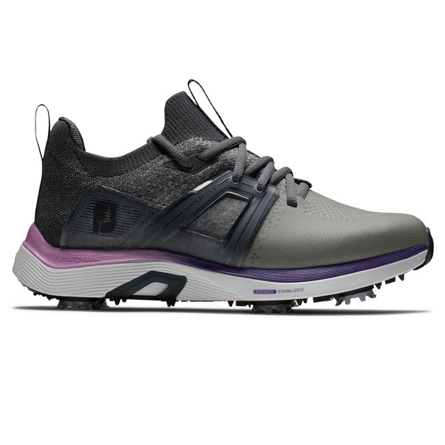 Zapatos Golf Con Pinchos Footjoy Hyperflex Mujer Gris Rosas | GSPQOEB-10