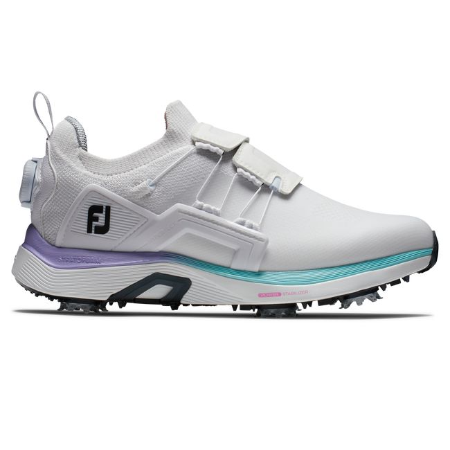 Zapatos Golf Con Pinchos Footjoy Hyperflex Boa Mujer Blancas | NWZEKUL-50