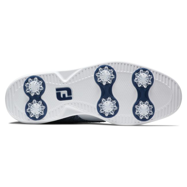 Zapatos Golf Con Pinchos Footjoy Lewis Traditions Mujer Blancas Azules | ZSBXNDY-65