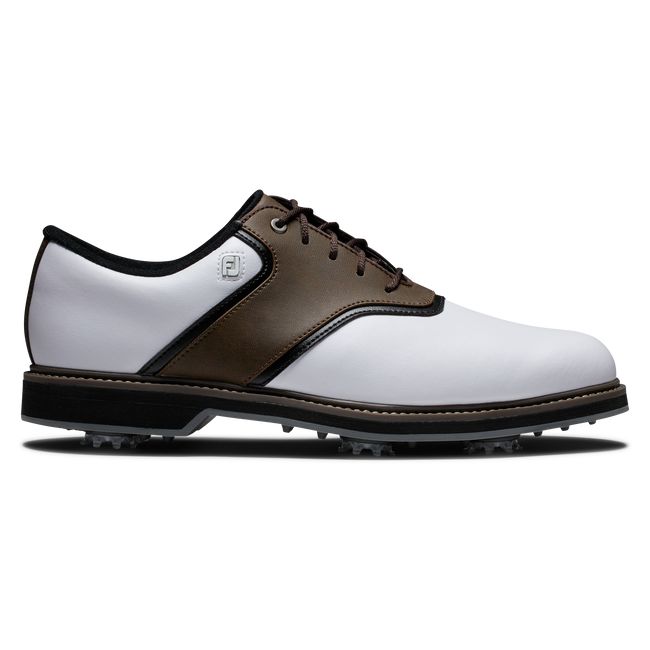 Zapatos Golf Con Pinchos Footjoy Originales Hombre Blancas Marrones | QXPYTZL-01