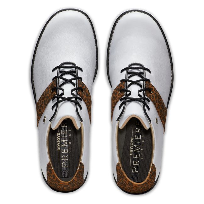 Zapatos Golf Con Pinchos Footjoy Premiere Series Mujer Blancas | MJBTQNZ-69