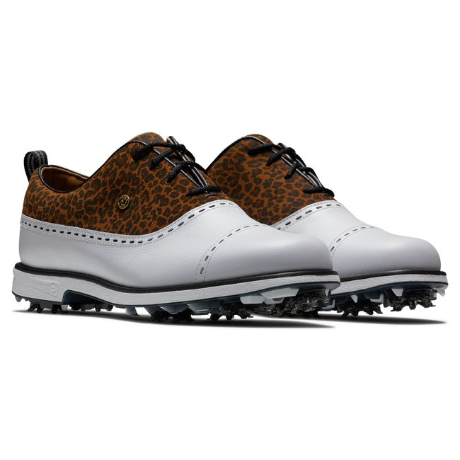 Zapatos Golf Con Pinchos Footjoy Premiere Series - Cap Puntera Mujer Blancas | VUYRWDF-67