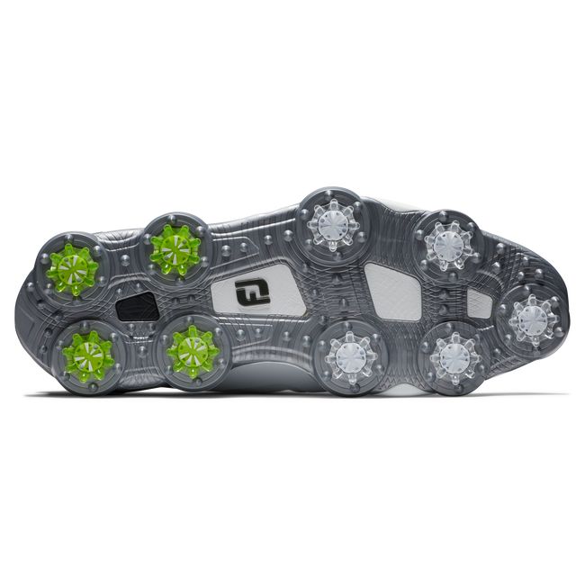 Zapatos Golf Con Pinchos Footjoy Tour Alpha Boa Hombre Blancas Gris | IKDWZAB-14