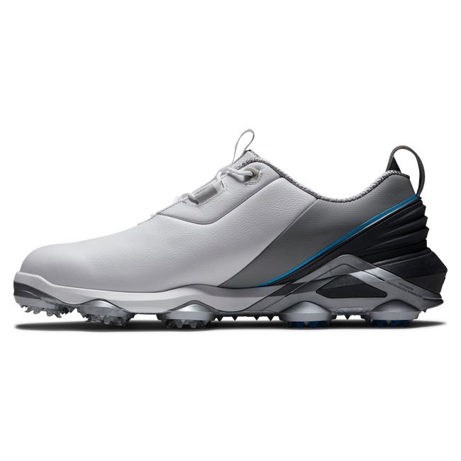 Zapatos Golf Con Pinchos Footjoy Tour Alpha Hombre Blancas Gris | NPRMHSC-04