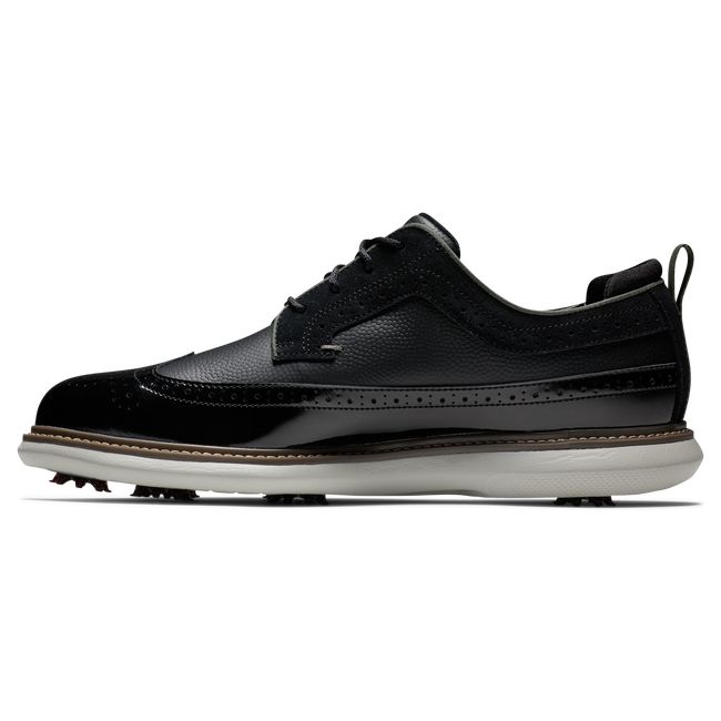 Zapatos Golf Con Pinchos Footjoy Traditions - Shield Tip By Todd Snyder Hombre Negras | XGWYQTP-43