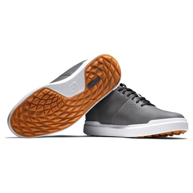 Zapatos Golf Sin Pinchos Footjoy Contour Hombre Gris Oscuro | DMZRVFX-16