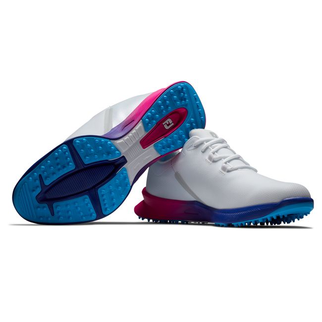 Zapatos Golf Sin Pinchos Footjoy Fj Fuel Deporte Hombre Blancas Rosas | JKBIQHV-21