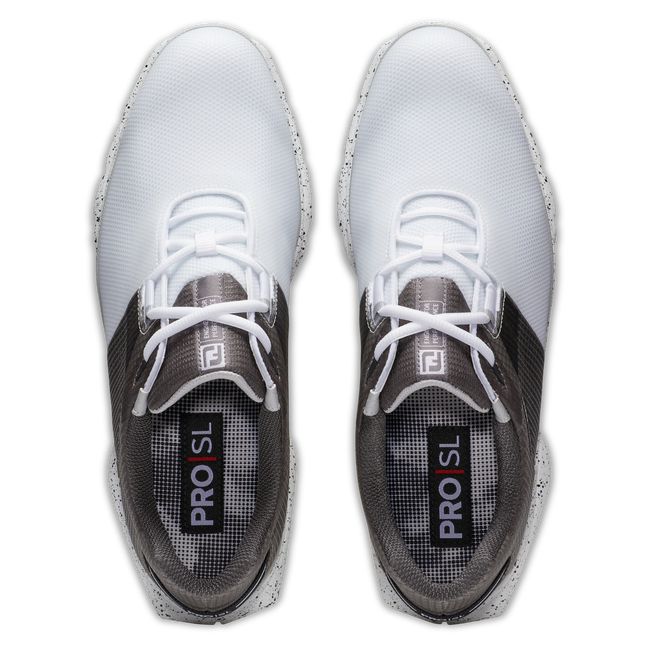 Zapatos Golf Sin Pinchos Footjoy Pro|SL Deporte Hombre Blancas Negras | YLMSGWV-17