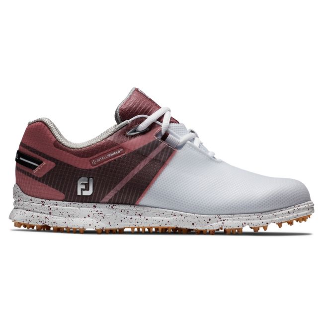 Zapatos Golf Sin Pinchos Footjoy Pro|SL Deporte Mujer Blancas Burdeos | ZXWDKBN-84