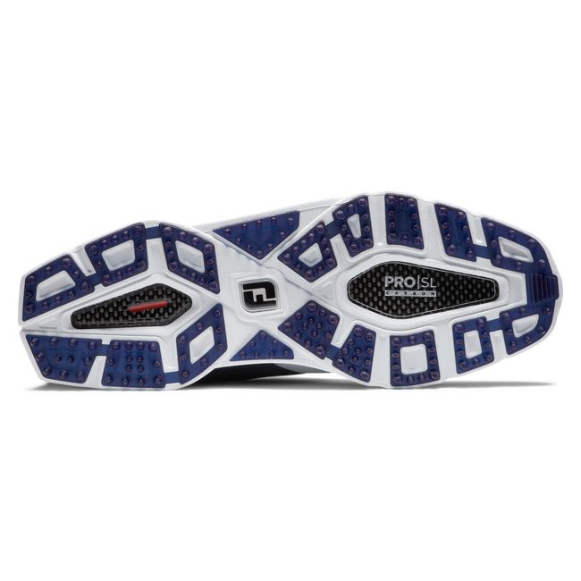 Zapatos Golf Sin Pinchos Footjoy Pro|Sl Carbon Hombre Blancas Azul Marino | BGEJXCT-59