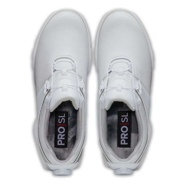 Zapatos Golf Sin Pinchos Footjoy Pro|Sl Boa Mujer Blancas | NHDMOGA-90