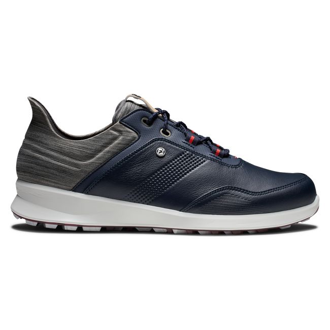 Zapatos Golf Sin Pinchos Footjoy Stratos Hombre Azul Marino Gris | JEQGFOV-29